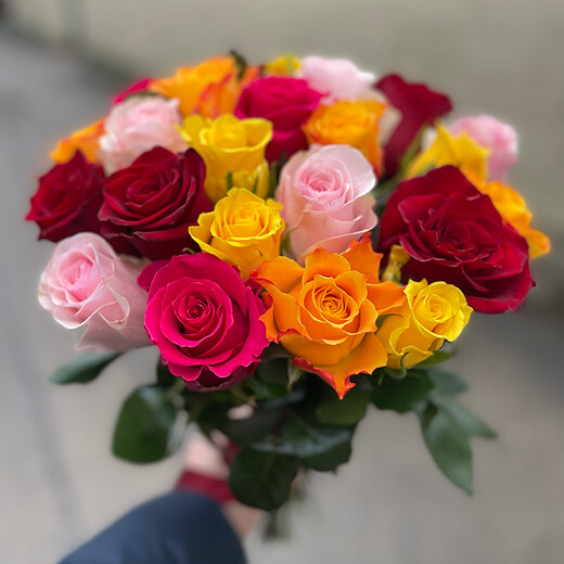  rose bouquet sunrise