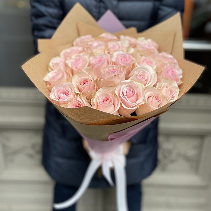 Maigi rozā rožu pu&scaron;ķis 40-50cm