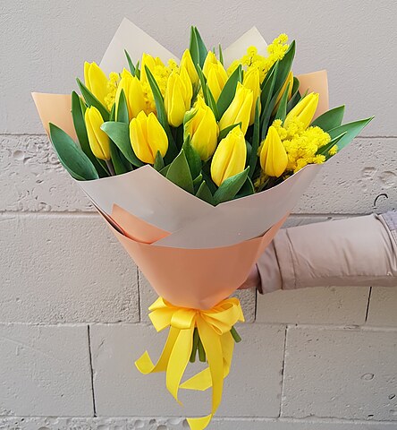 yellow tulips