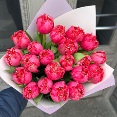 Tulip bouquet La Mour